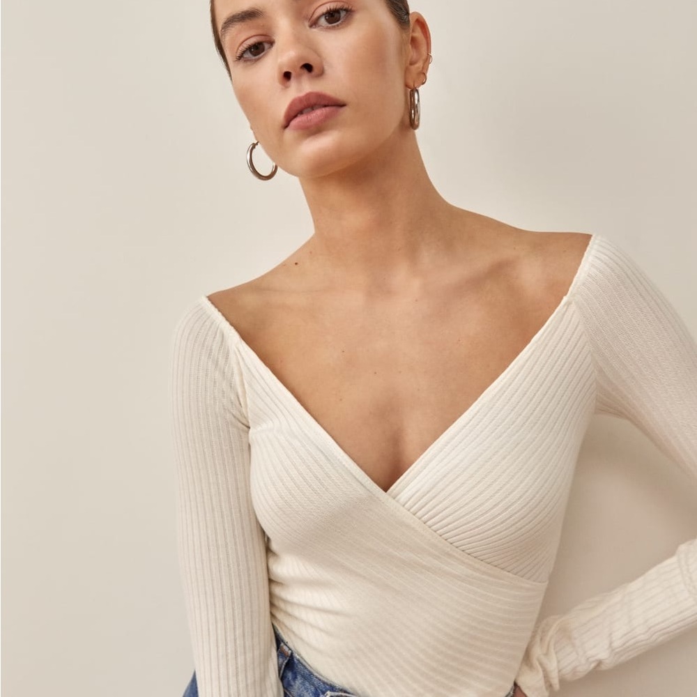 Reformation Minnie Knit Top